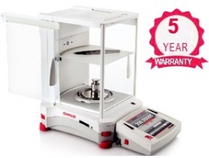 EX225D/AD Explorer® Semi-Micro Balances, Dual Range,Auto-Door, Touch Screen, AutoCal, Build-in Ionizer, 120 g/220g x 0.01 mg / 0.1 mg, 80 mm pan size
