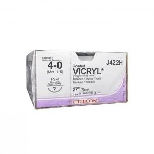 JJ332H Ethicon Vicryl 3-0 26mm 70cm CT-2 Suture Box/366
