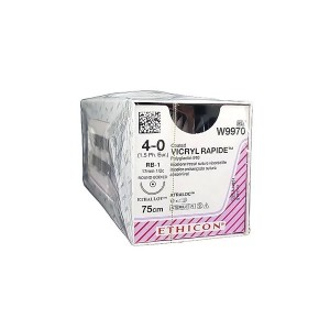 JJW9918 Ethicon Vicryl rapide 4-0 16mm pc-3 75cm Suture Box/12